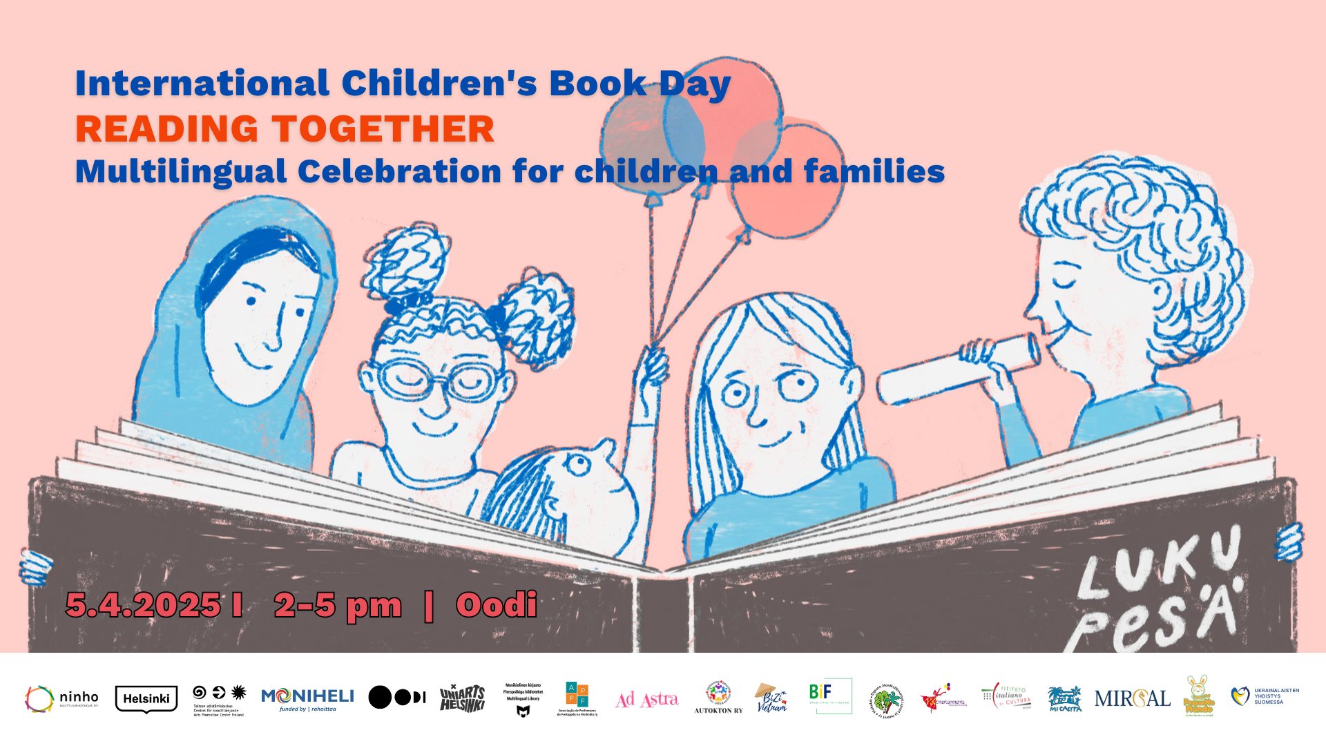 Reading Together | Storytelling in 14 languages at Oodi